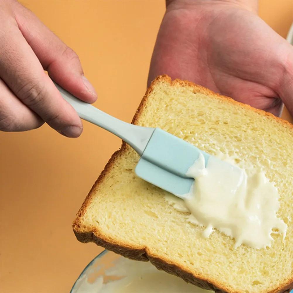 3 Stücke Creme Schaber DIY Brot Kuchen Butter Spachtel Mixer Öl Pinsel Küche Backen Werkzeug Silikon Spachtel Antihaft