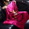 1pc pink girl Flannel Blanket Soft Warm Throw for Home, Office, Travel, All-Season Cozy Bedding GiftL1199