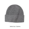 Unisex 100% Pure Cashmere Hat - Stylish Knitted Cold-Weather Essential for Autumn and Winter
