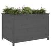 VidaXL Lit surélevé de jardin gris 119,5x82,5x78 cm bois de pin massif 825312