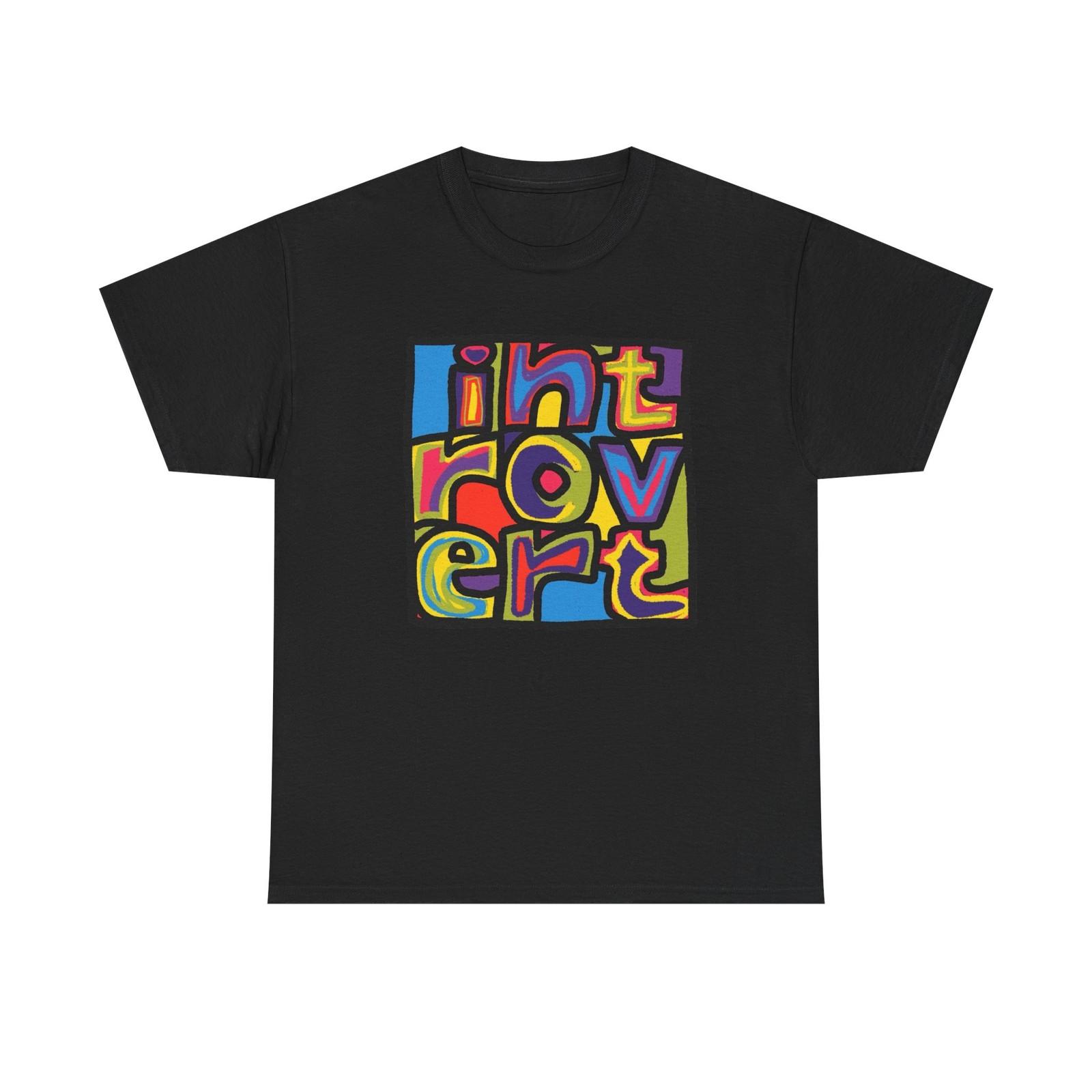Introvert Painting T-Shirt Unisex Heavy Cotton XXXXL