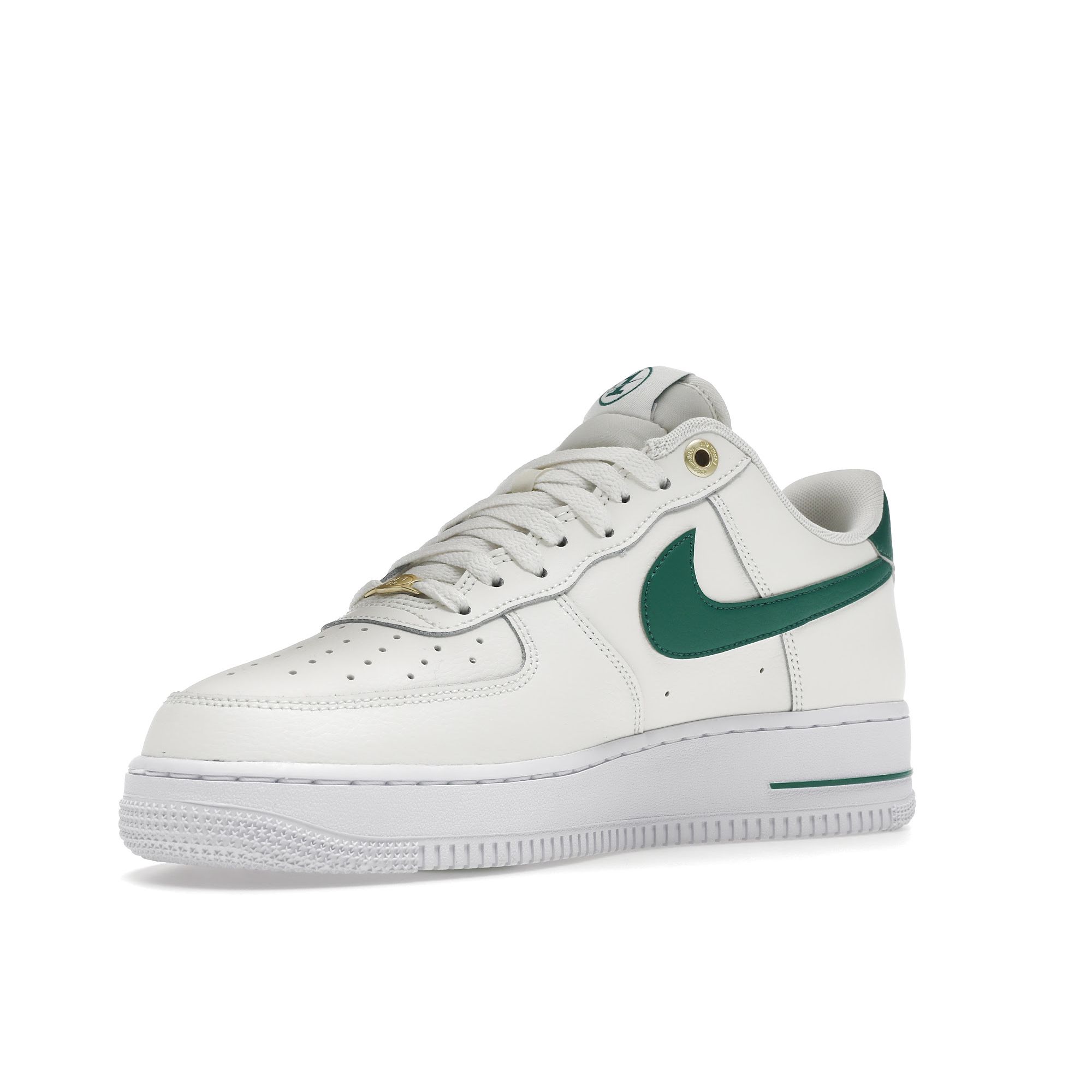 Мужские кроссовки Nike Air Force 1 07 LV8 40th Anniversary — Sail Malachite Cream White — фото 4