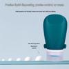 Portable Refillable Silicone Travel Bottles Set for Shampoo, Shower Gel, Lotion, Makeup Remover, and Skincare.