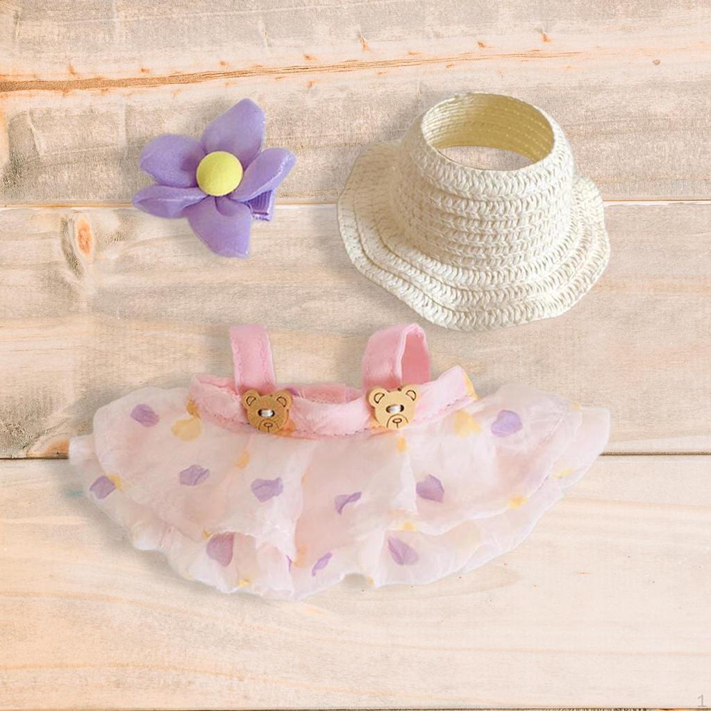 3x Dolls Dress Lovely Cosplay Doll Clothing for 15-17cm DIY Girl