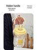 Cartoon Cute Bear Straw Water Cup for Girls - Large Capacity, Trendy Design