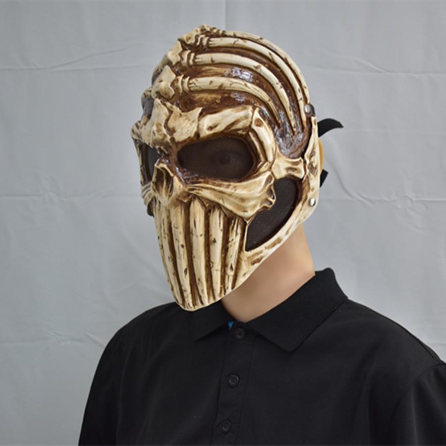 Resin Skull Sinister Mask For Halloween Costumes And Creative Festive Fun
