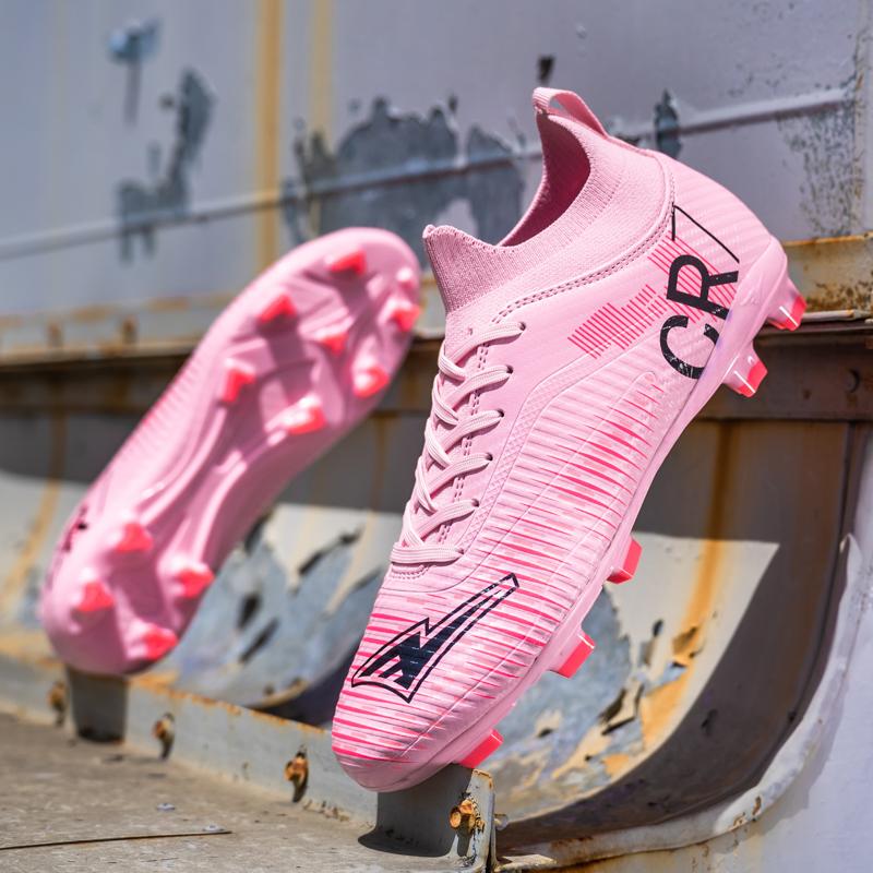 New Men Football Boots Cleats Grass Non-Slip Match Sneakers Indoor High-Top Futsal High-Quality Soccer Shoes -Selling Fg/Tf