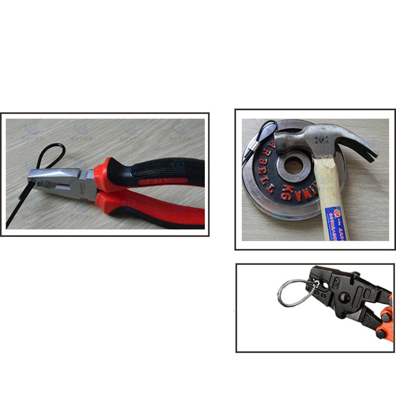 500pcs 2mm M2 Sleeves Aluminum Oval Double Hole 8 Shape Ferrules For Crimpling Wire Rope Cable Clamp