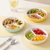 Onlycook Kids' Divided Ceramic Steaming Plate