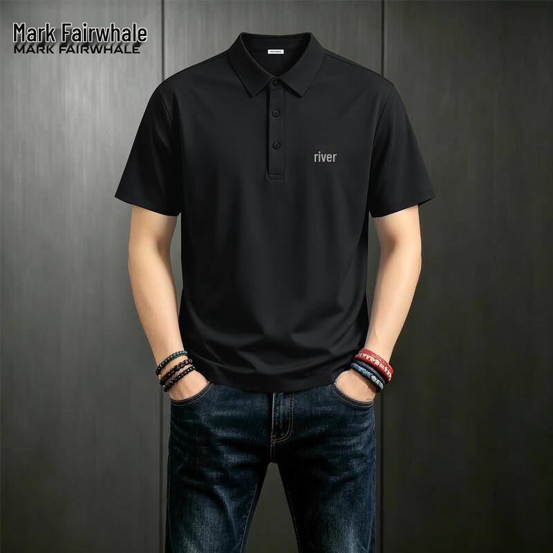 Mark Fairwhale Men s Cool-Touch Quick-Dry Ice Silk Polo Shirt 2XL