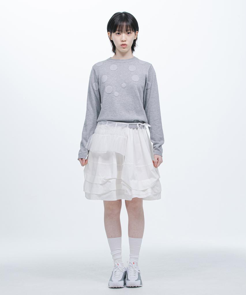 Ohesio Dot Glitter Knit, Gray