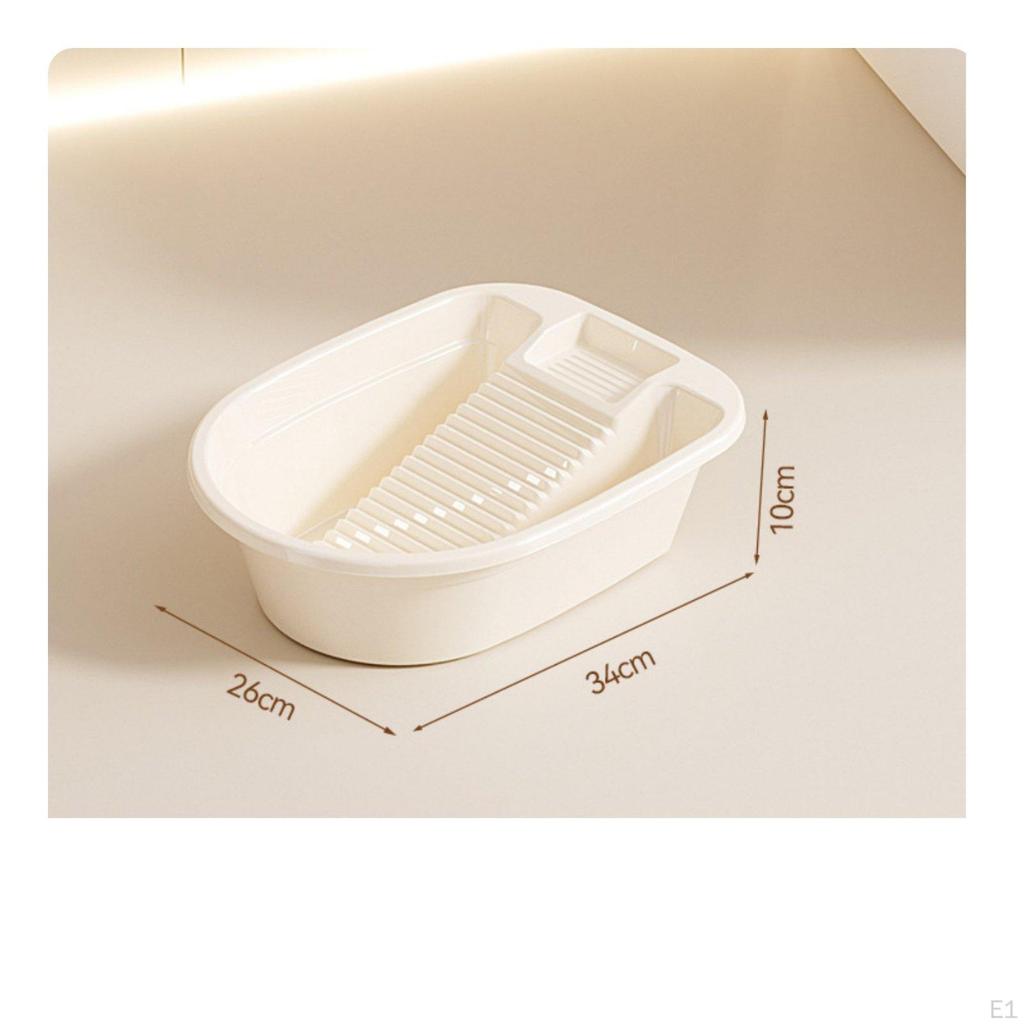 Thickened Washboard Basin Large Capacity Household Item Stackable for Students