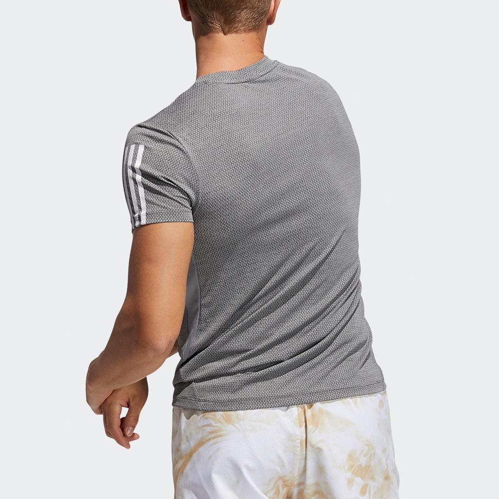 adidas Set-in Sleeve T-Shirt Men's Gray GP7655