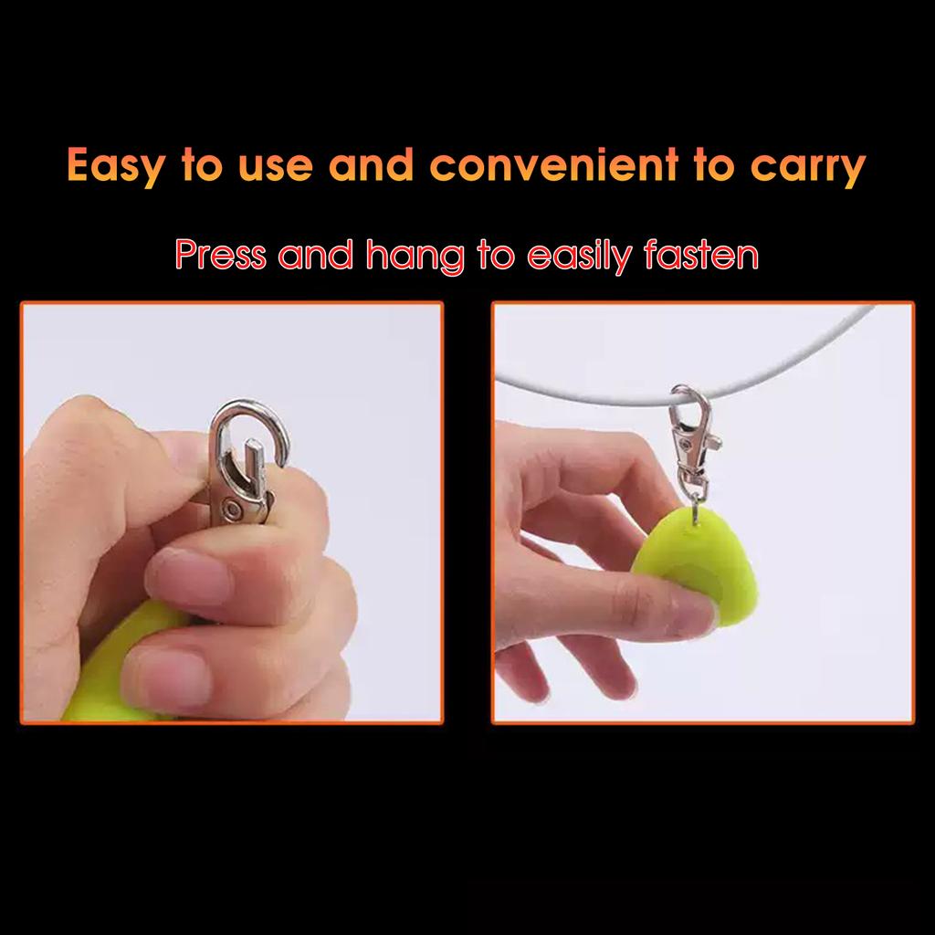 LED Silicone Triangle Pendant Light for Pets Anti-Lost Dog Tag Night Glowing Collar Accessory Backpack Light