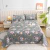 3pcs Print Bedding Set, Soft and Comfortable, Suitable for Bedroom, Guest Room One Fitted Sheet + Two Pillowcases, No Core