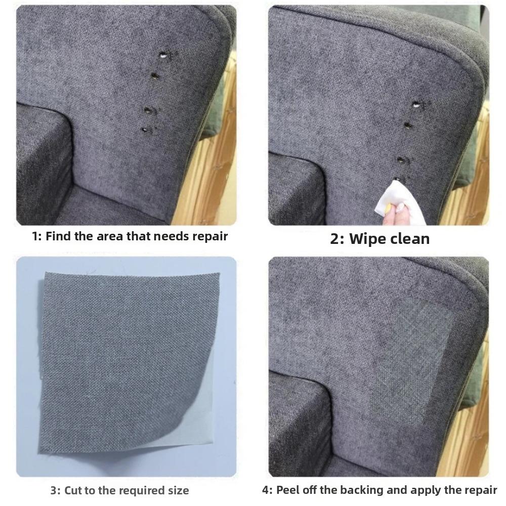 7.6*200CM Linen Repair Tape Linen Repair Patches For Furniture, Sofa, Car Seat, Box, Crafts