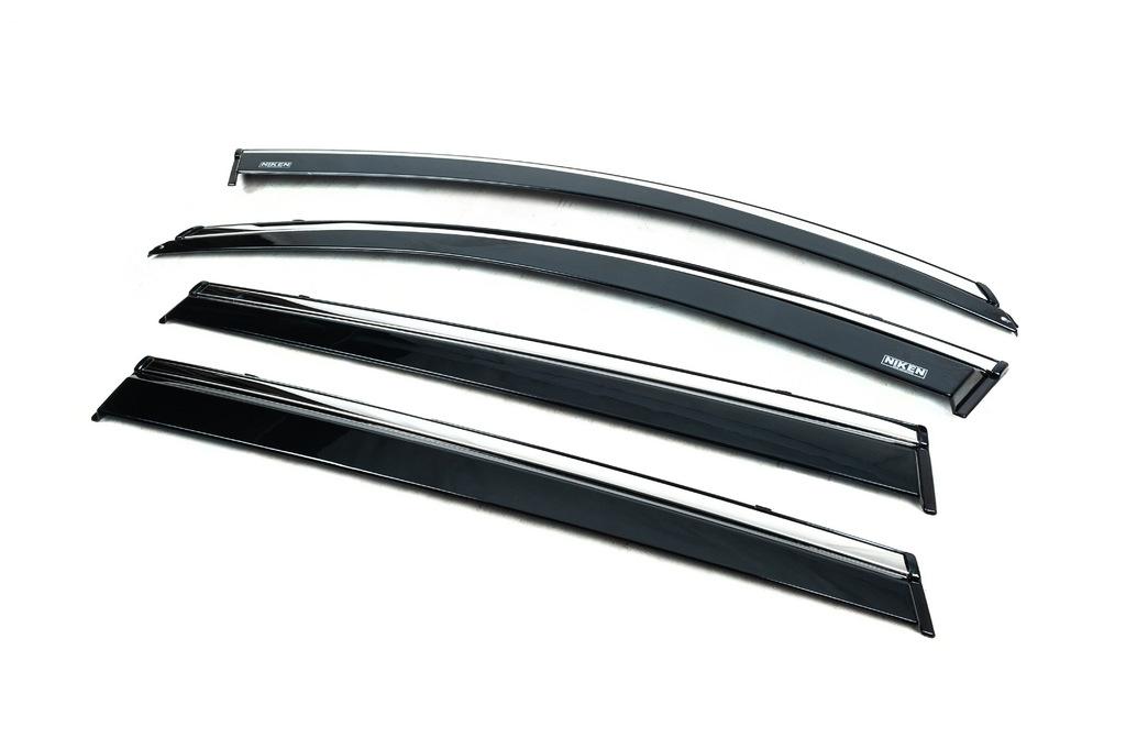 Windshields with Chrome (4 Pcs, Niken) for Chery Tiggo 7 2020-
