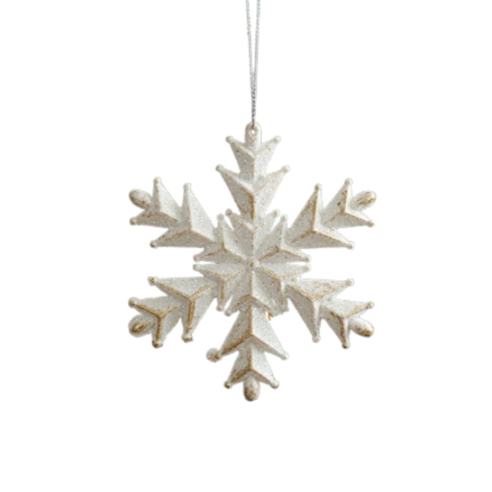 Snowflake Bowknot Christmas Angel Wings Pendant  Festive Holiday Decorations