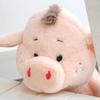 Cartoon Pig Plush Toy Stuffed Pink Pig Plushie Simulation Animal Doll Home Living Room Bedroom Decoration Boys Girls Birthday Gift