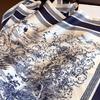 Literary Fashionable New Square Scarf Simulation Silk Silky Scarf Binding Silky Scarf Decorative Headscarf Scarf