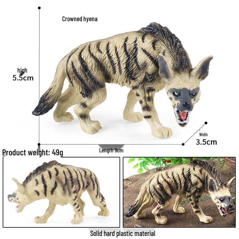 Wildlife Simulation Model: Tiger, Lion, Panda, Elephant, Rhinoceros, Kangaroo, Leopard, Horse, Sheep Toy Set