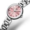 OLEVS Quartz Stainless Pink Women's Watch, Cute, Lightweight, Steel, Waterproof, Luminous, Gift,
