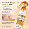 1-3X Peel Shot Keratin-Pflege Kojicsäure Kurkuma Spray, Sanfte Peeling-Lösung für Glatte Haut, Körperpflege-Spray