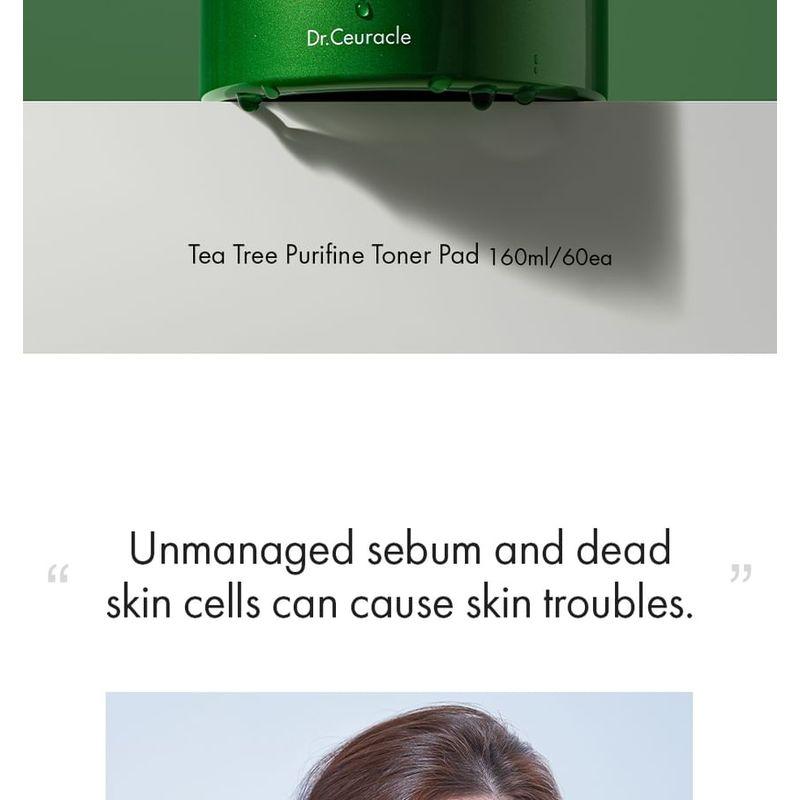 Dr. Ceuracle - Tea Tree Purifine Toner Pad