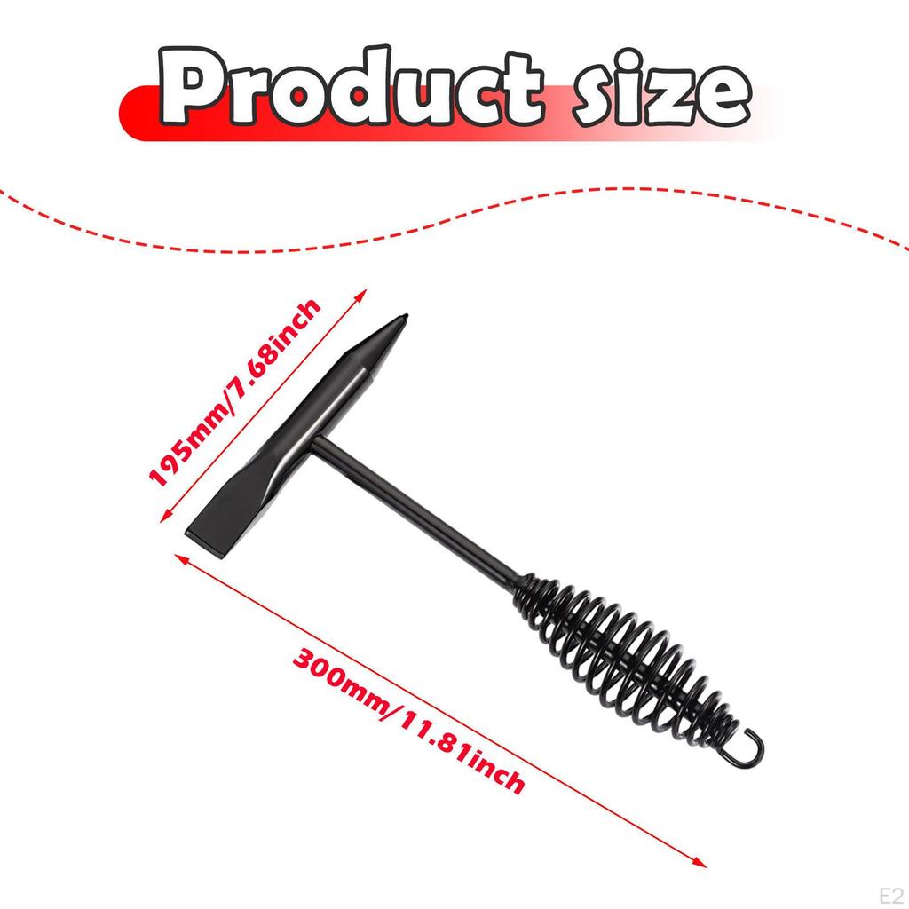 Welding Chipping Hammer ARC Shock Absorbing with Coil Spring Handle