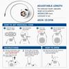 Retractable Steel Cable Code Lock Anti-Theft Wire Rope Security for Bicycle Luggage Motorcycle Helmet Door Ski Cover Lock 4