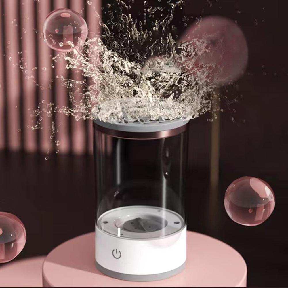Makeup Brush Cleaner Machine USB Powered Electric Make-Up Brush Cleaner Dryer Dust-Proof for All Size Beauty Makeup Brushes Set