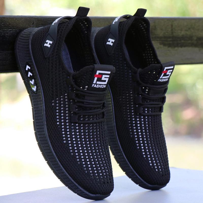 Brand summer breathable thin mesh casual sports shoes 22 new hollow cloth shoes