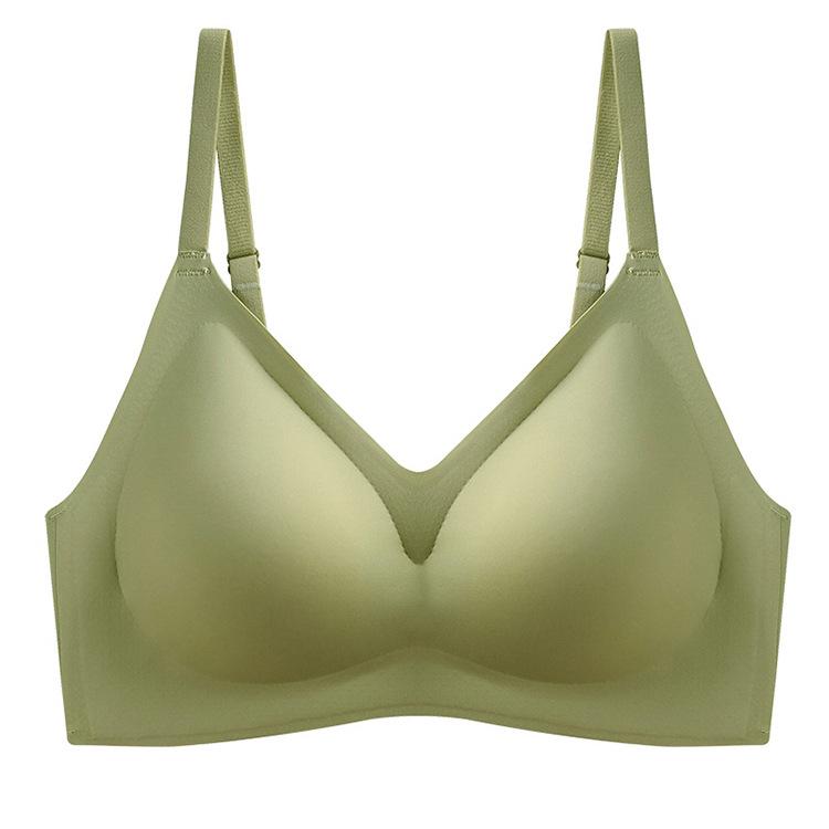 Thai latex small shoulder straps women's steel-free sports yoga vest women gather to collect secondary breasts and top bras women