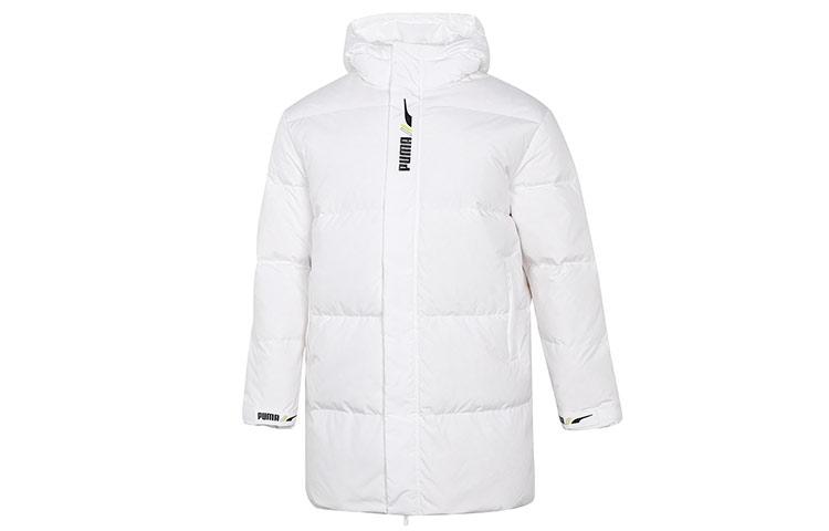 PUMA Down Jackets Men's White Hooded Moderate Other 532916-02