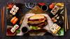 Szklana płyta ochronna na kuchenkę 90x52 Hamburger