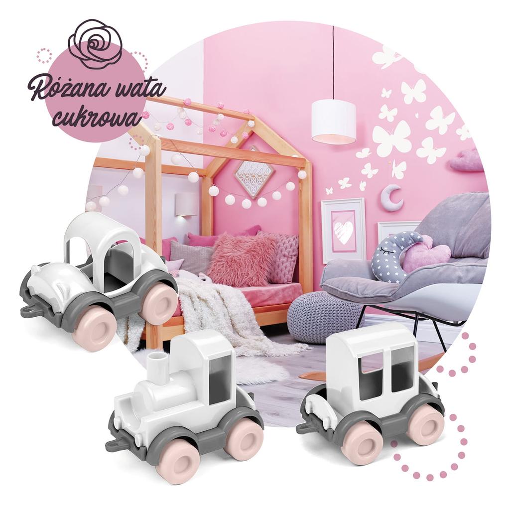 Cotton Candy Rose Kid Cars Trio 41105