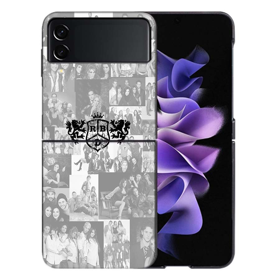 Fashion RBD Rebelde For Samsung Galaxy Z Flip 5 4 3 Case Shockproof Hard Cover Phone Z Flip 6 7 5G Z Flip 5 4 5G TPU PC Hard C