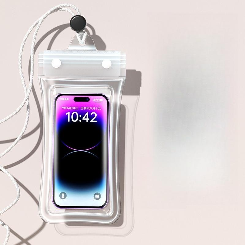 Universal Waterproof Phone Pouch with Sealed Design and Lanyard for Swimming and Diving