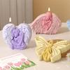 Wing Heart Silicone Candle Molds Butterfly Shape Silicone Molds for Epoxy Resin Candle Soap Chocolate Fondant Molds
