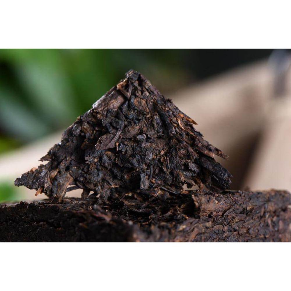 250g Yunnan Menghai Old Pu'er Brick Tea Brown Fragrant Cooked Pu Erh