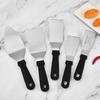 Stainless Steel Brownies Spatula Black Anti-scald Handle Steak Shovel  Tiramisu
