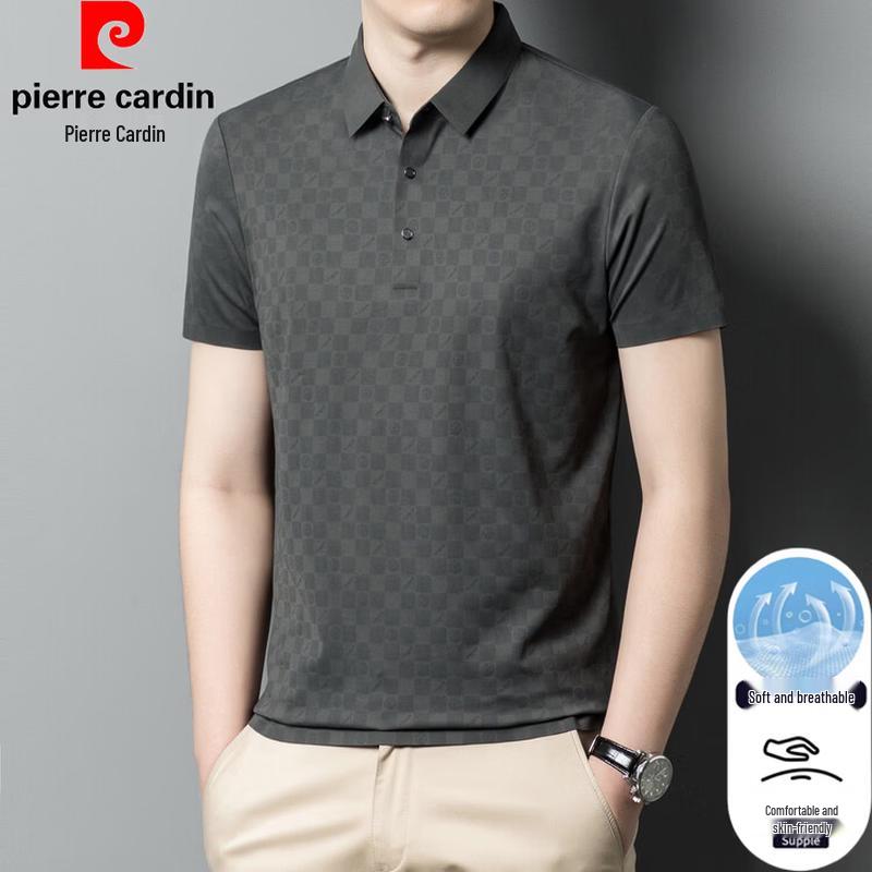 Pierre Cardin Men s Summer Ice Silk Polo Shirt 2XL