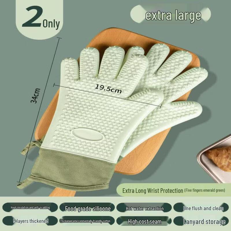 Silicone Heat Resistant Oven Mitt