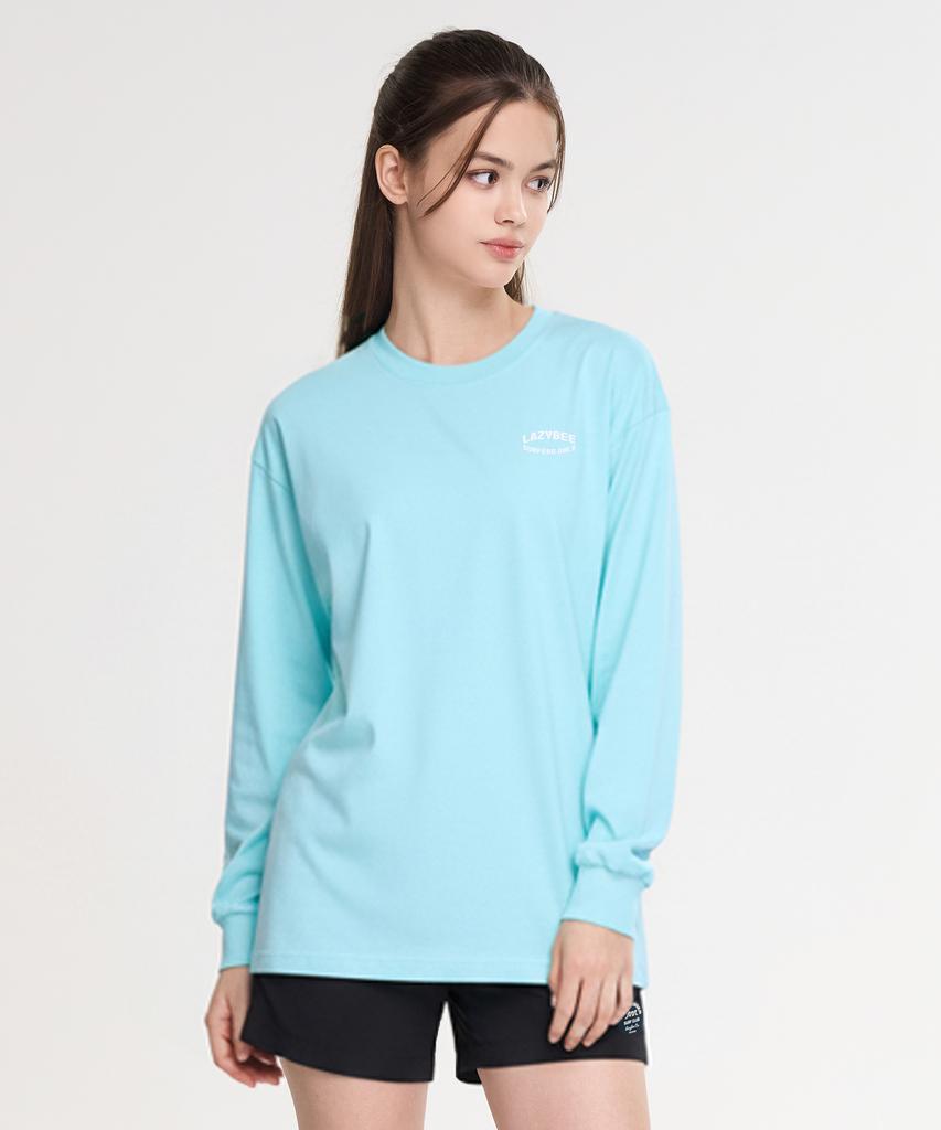 Leijibi [Set] Dry-Cooling Oversized Long Sleeve Rash Guard + Swim Shorts Set W Mint