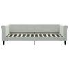 Daybed Light Grey 80x200 Cm Velvet