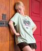 ROLAROLA [Lora Lora X Koo Hyo-Min] Rola Heart Pigment T-Shirt Mint