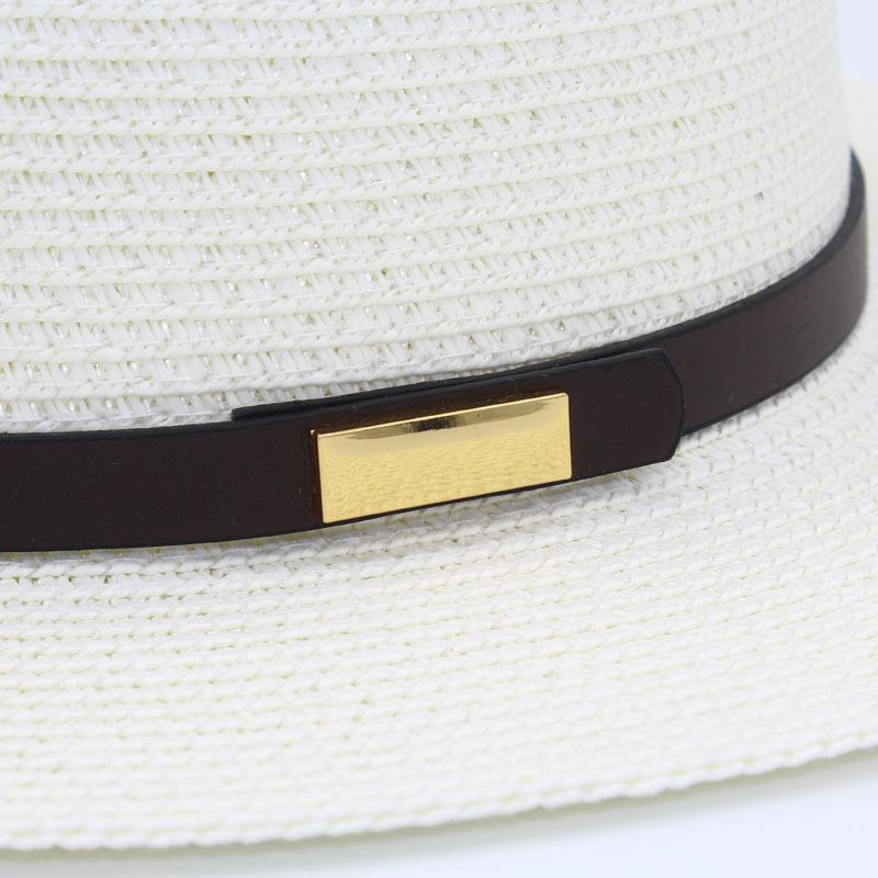 Hot-selling Women's Dome Fashion Top Hat Simple Vacation Beach Sun Protection Hat Versatile Sun Hat Straw Hat