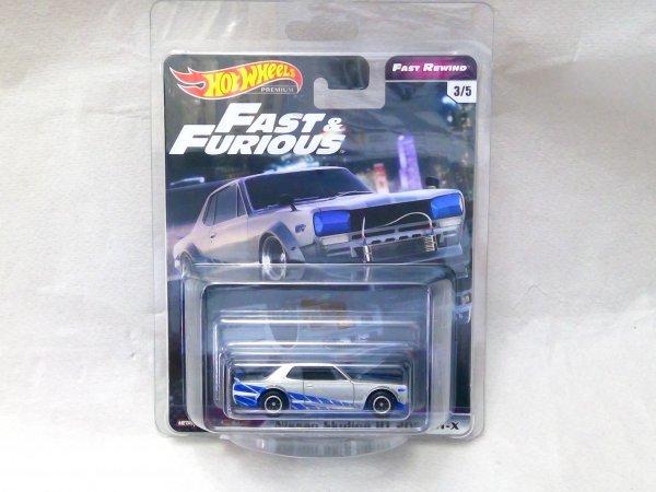 Hot Wheels Premium Fast Furious Nissan Skyline HT & 2000GT-X