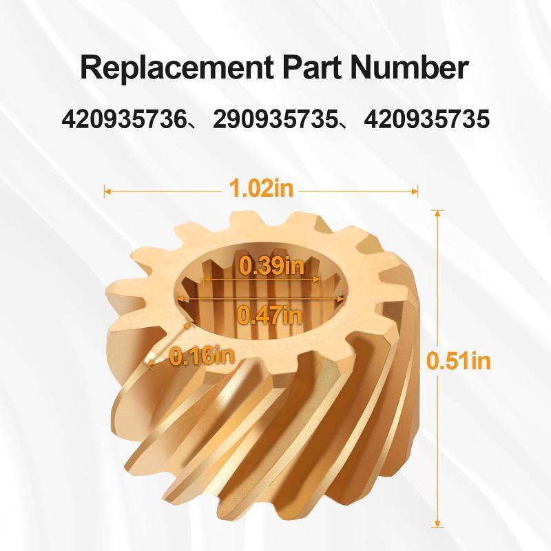 1Pcs Valve Rotary Sprocker Brass Gear Sprocket 420935736 290935735 420935735 For Seadoo 580 587 650 657 717 720 787 800