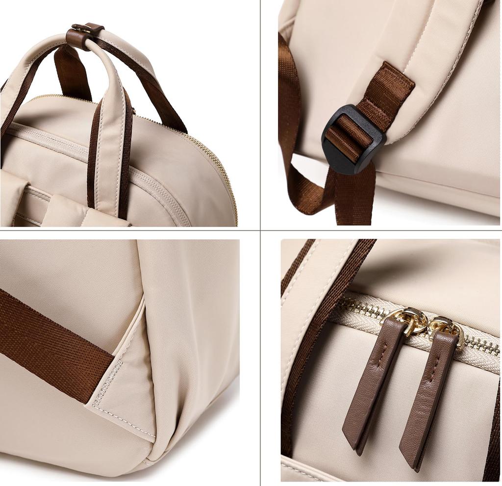 CC-MAX Women's Casual Backpack, 14-inch to 15.6-inch, Fits A4 Size PCs, Perfect for Commuting, School, and Travel, Water-Repellent, Lightweight,